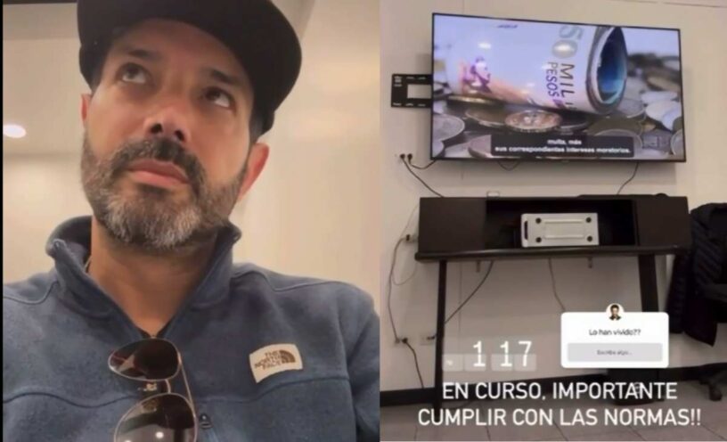 Alejandro Estrada fue multado en Bogotá