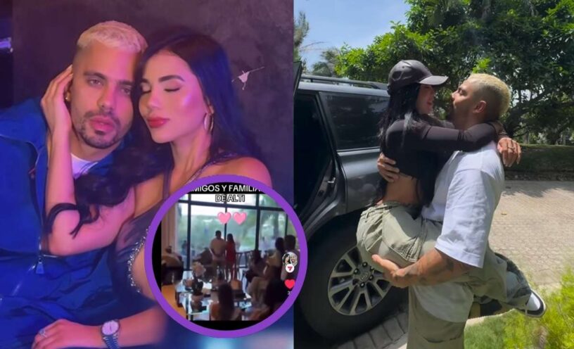 Altafulla presentó a Karina García a su familia en Barranquilla