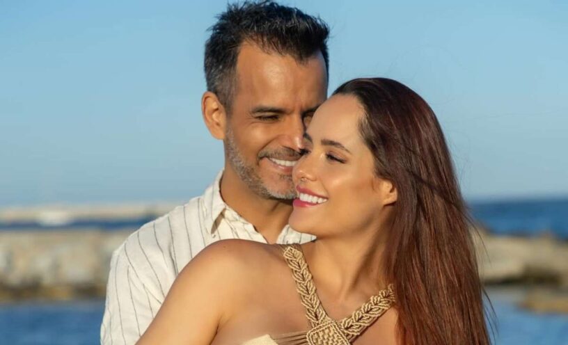 Ana Lucía Domínguez celebró el primer mes de su bebé