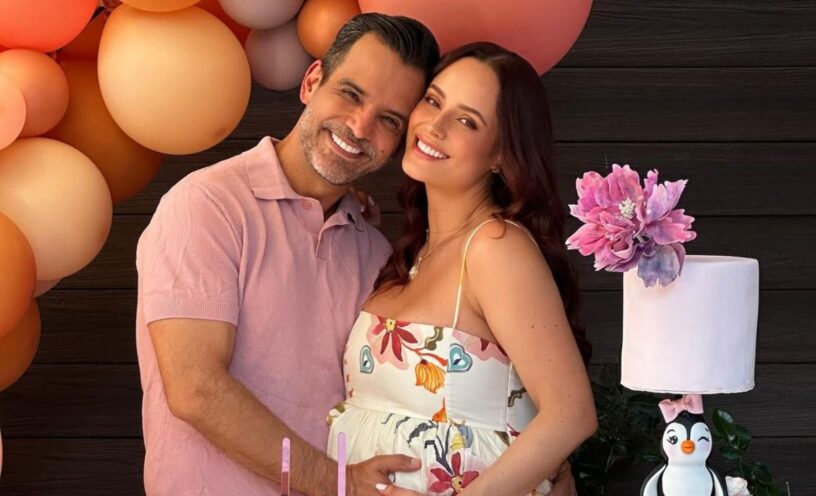 Ana Lucía Domínguez mostró el rostro de su bebé