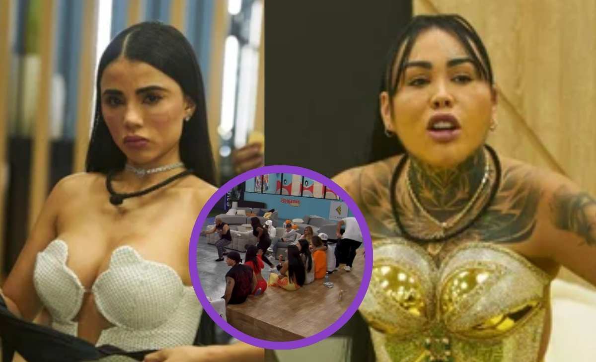 Así fue la pelea entre Karina García y Yina Calderón en 'La Mansión de Luinny'