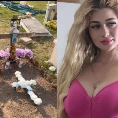 Así se ve la tumba destruida de la influencer Valeria Márquez