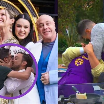 besos entre los participantes de 'Masterchef Colombia'