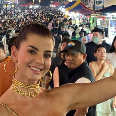 Carolina Cruz comió sapo