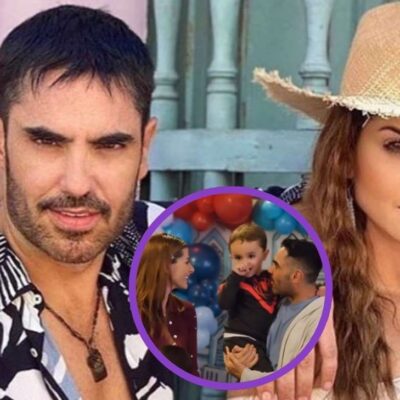 Carolina Cruz y Lincoln Palomeque celebraron juntos el cumpleaños de su hijo