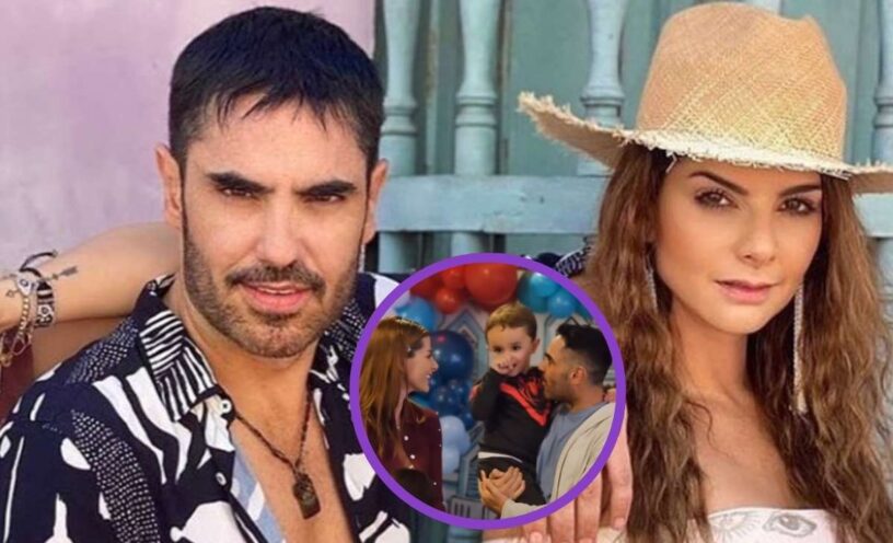 Carolina Cruz y Lincoln Palomeque celebraron juntos el cumpleaños de su hijo