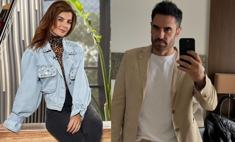 Carolina Cruz y Lincoln Palomeque juntos en un evento