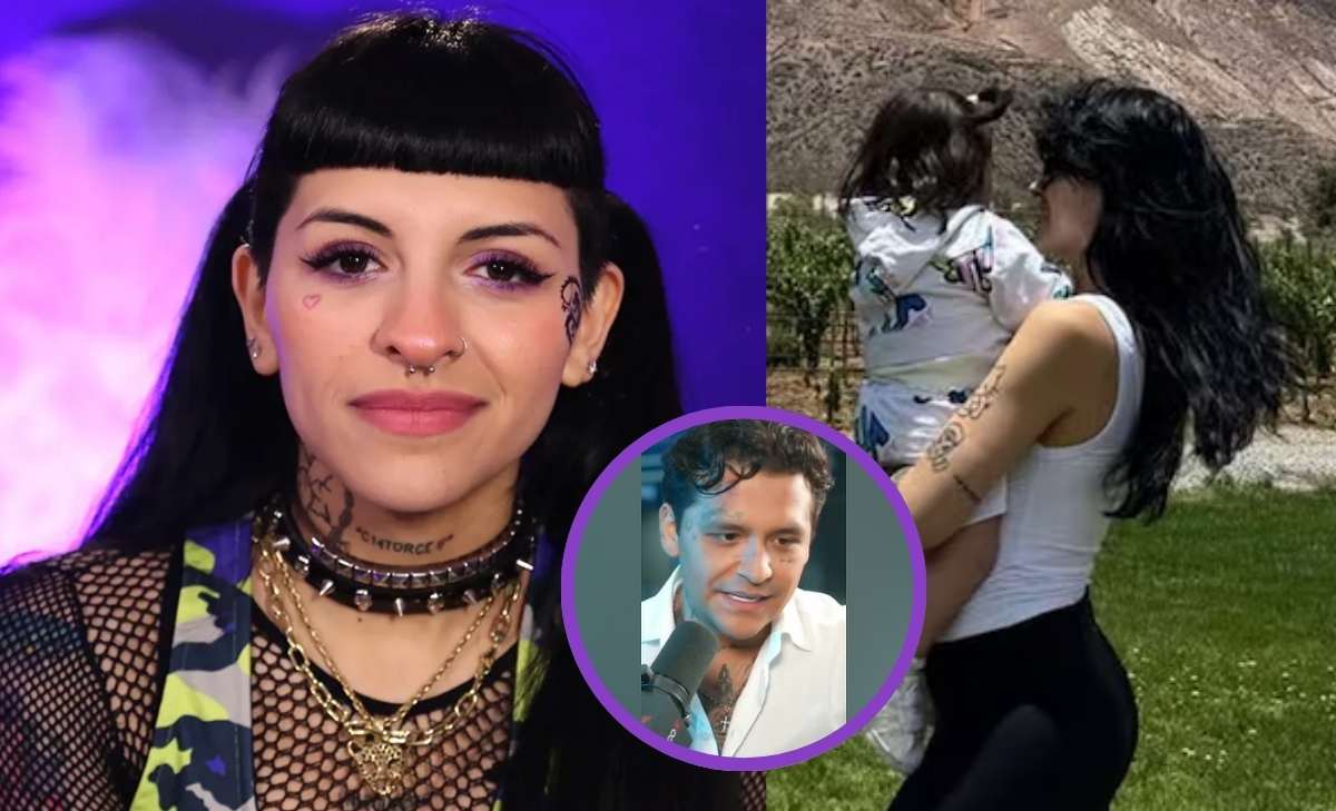 Cazzu publicó foto junto a su hija Inti y un misterioso hombre