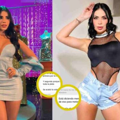  chat de lo que ocurrió realmente entre Karina y la expareja de Laura G