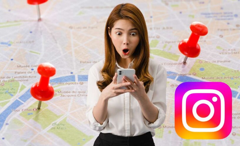 compartir ubicación en Instagram
