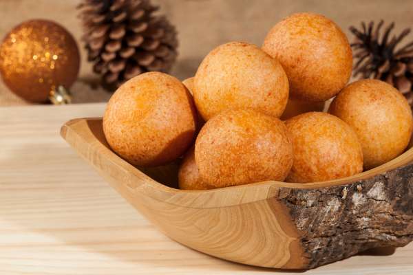 cómo hacer buñuelos en la freidora de aire para Navidad