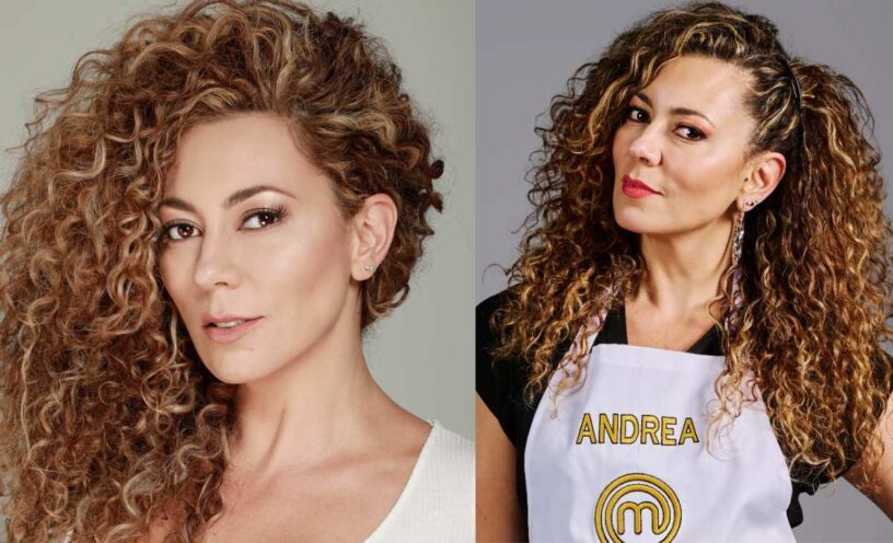 ¿Cómo se ve Andrea Guzmán con el cabello liso?