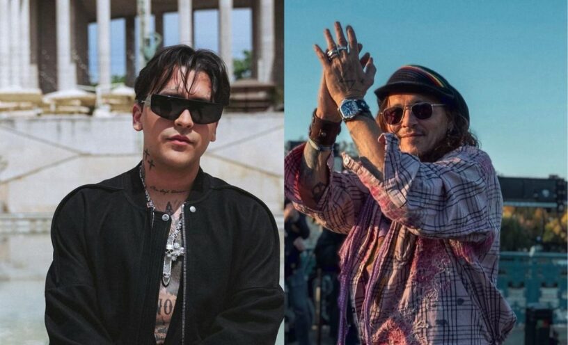 Comparan a Nodal con Johnny Depp