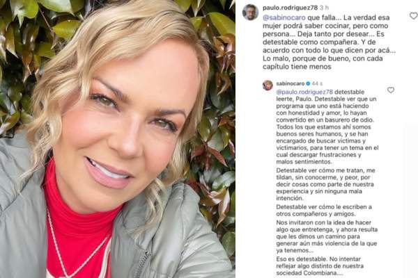 mensaje de Carolina Sabino