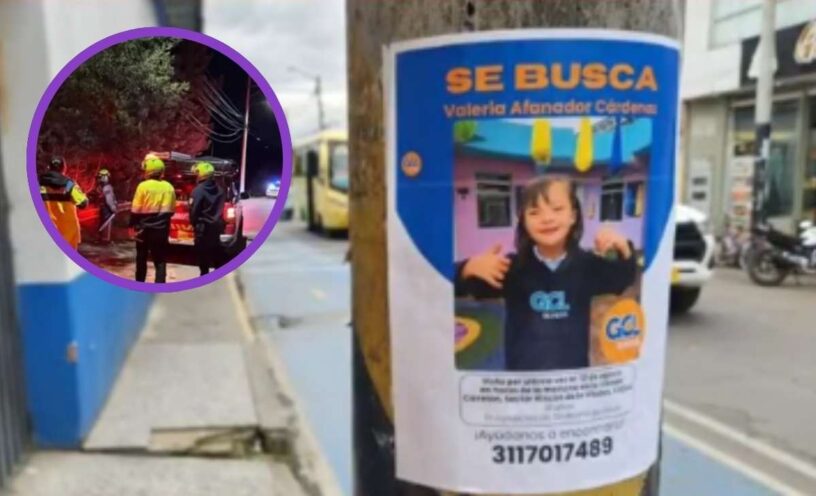 ¿De quién es el cuerpo hallado en la búsqueda de la niña desaparecida en Cajicá?