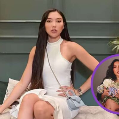 fotos de Aida Victoria Merlano tras el parto