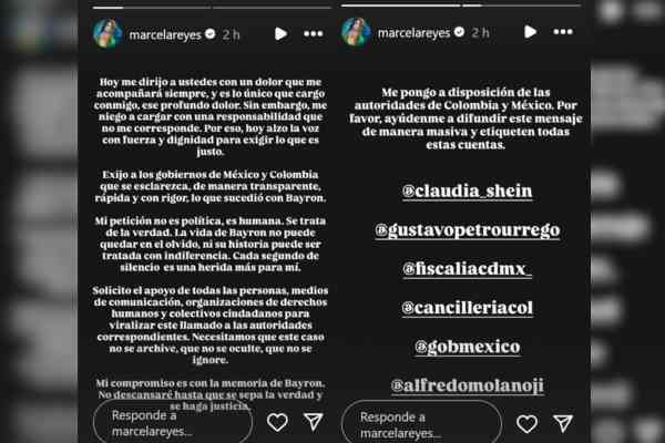 decisión de Marcela Reyes