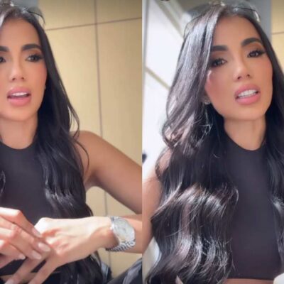 Reacción de Karina García a la pelea de Altafulla