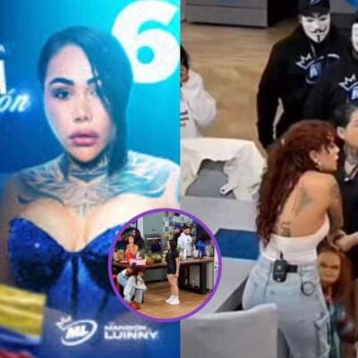 Yina Calderón mechoneó en La Mansión de Luinny