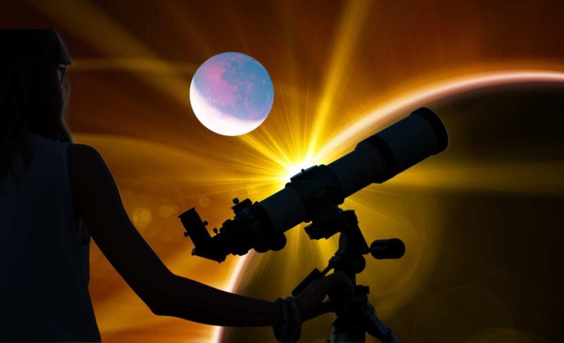 eclipse solar del doble amanecer