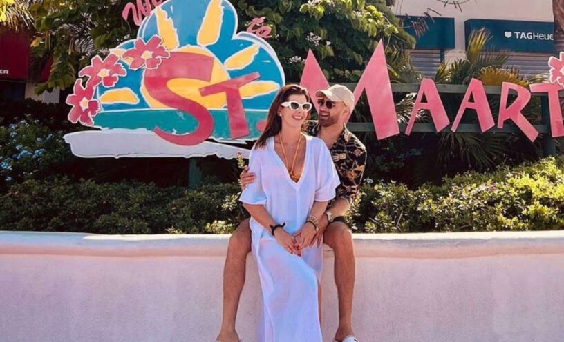 el novio de carolina cruz mostro a su hijo y enternecio