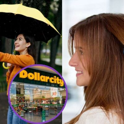 Este es el producto del Dollarcity que impide que se dañe el planchado del cabello con la lluvia