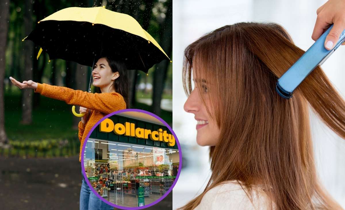 Este es el producto del Dollarcity que impide que se dañe el planchado del cabello con la lluvia