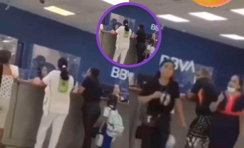 El video de la mujer que confrontó a la amante de su marido en el trabajo