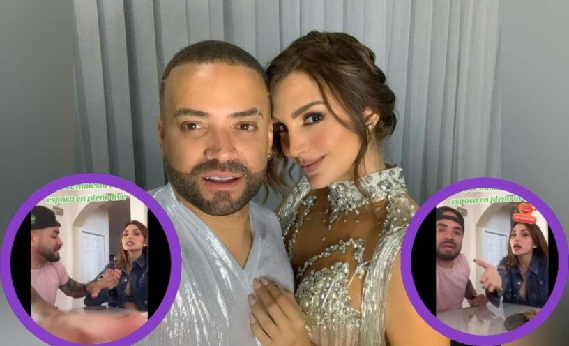 El video de la pelea de nacho con su esposa en plena transmisión en vivo