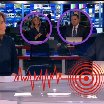 El video del periodista de Noticias Caracol que sintió el temblor en vivo