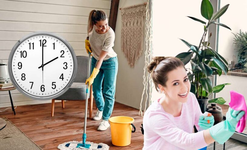 En qué horario se debe limpiar la casa para atraer buena energía