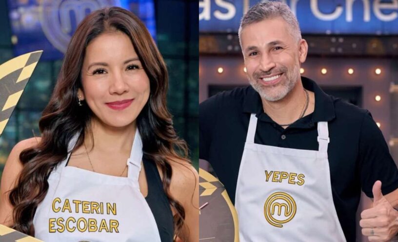 primera foto de Caterin Escobar y Mario Yepes
