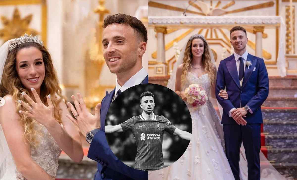 esposa de Diogo Jota vista junto al ataud del jugador