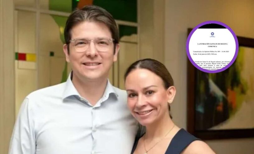 ¿Qué dijo la esposa de Miguel Uribe sobre su salud?