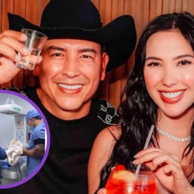 Esposo de Aida Victoria Merlano se hizo tatuaje en honor al nacimiento de su bebé