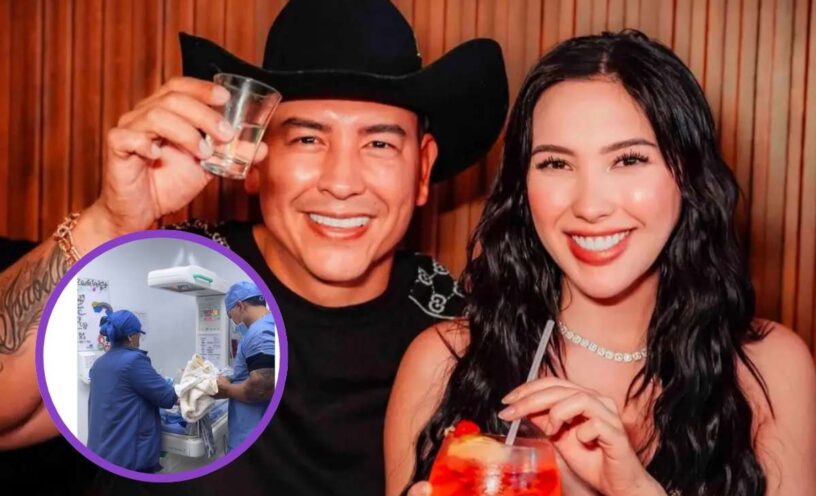 Esposo de Aida Victoria Merlano se hizo tatuaje en honor al nacimiento de su bebé