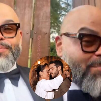 Carlos Vargas sufrió percance boda de Sara Corrales