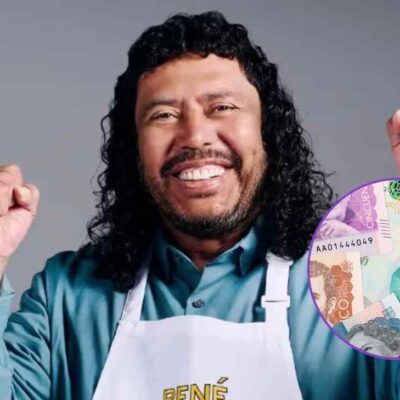 esto recibía René Higuita por su participación en MasterChef