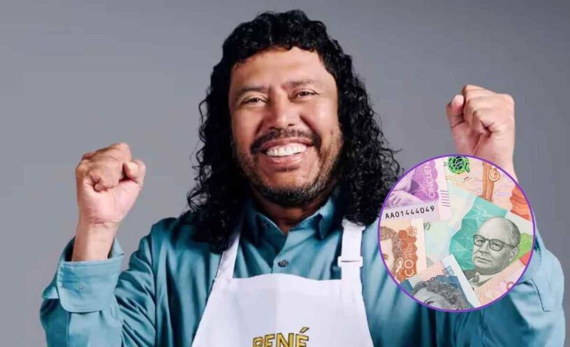 esto recibía René Higuita por su participación en MasterChef