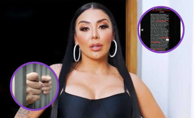 Filtraron foto de Marcela Reyes en la visita conyugal a su novio
