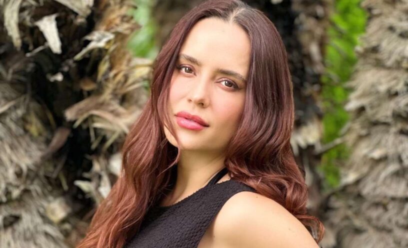 Foto de Ana Lucía Domínguez días después de dar a luz