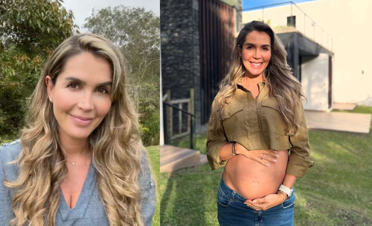Foto del bebé que tuvo Isabel Cristina Estrada