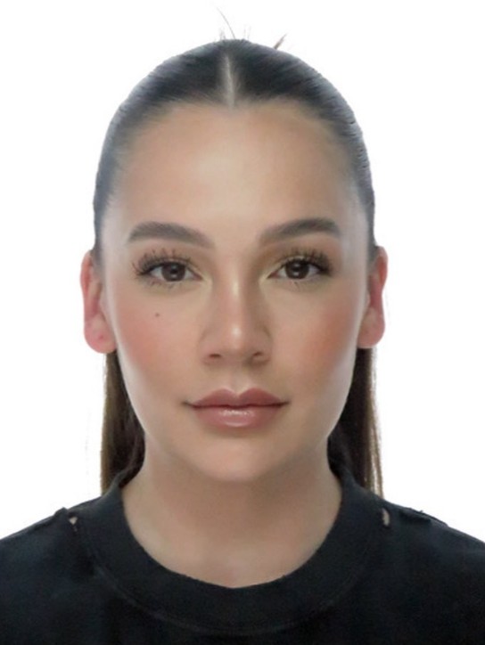 Foto de la visa de Lina Tejeiro