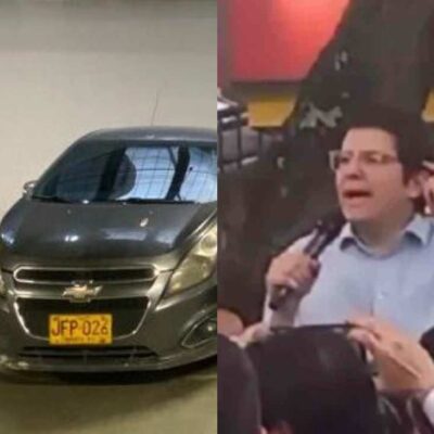 GPS carro atentado Miguel Uribe