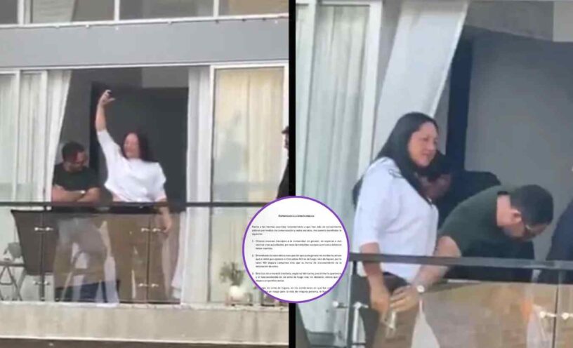 mujer que disparó desde un balcón en Bogotá finalmente habló
