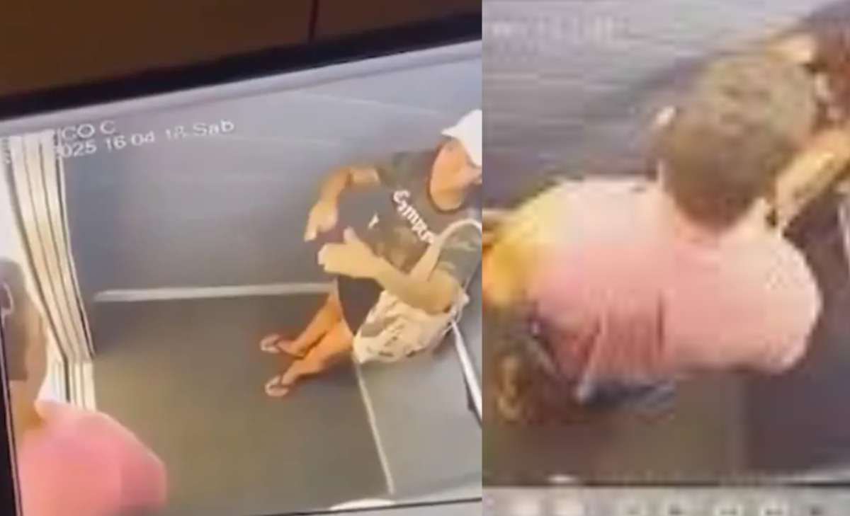 Hombre le dio más de 60 puños a su pareja en un ascensor