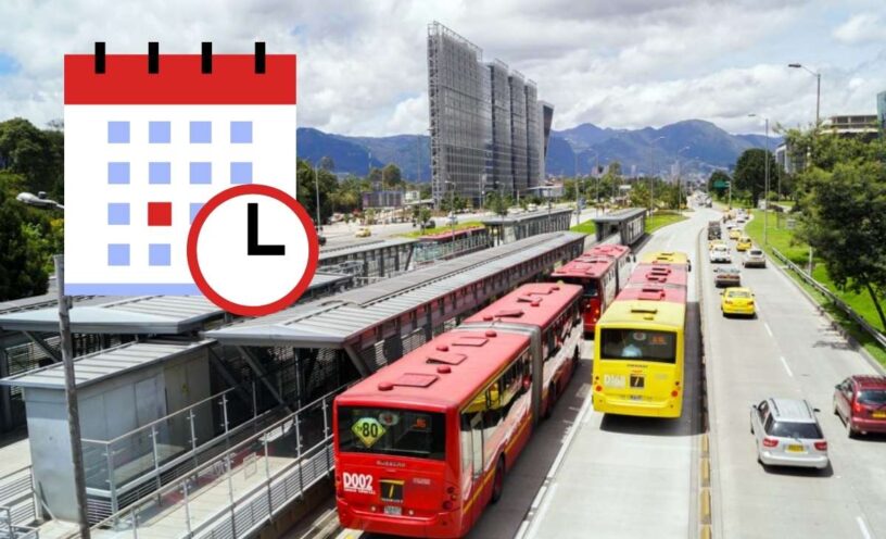 horarios de Transmilenio para el 31 de diciembre y 1 de enero