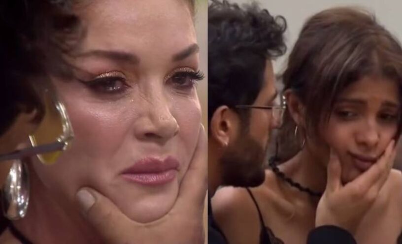 imitación de Nataly Umaña y Alejandro Estrada en La casa de los famosos