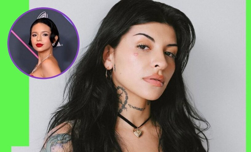 indirectas a Ángela Aguilar en la nueva canción de Cazzu