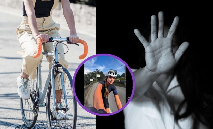 Influencer denunció que fue acosada mientras iba en su bicicleta